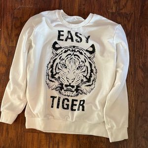 Youth Large Easy Tiger sweatshirt